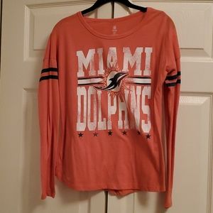 Gently used long sleeve miami dolphins shirt
